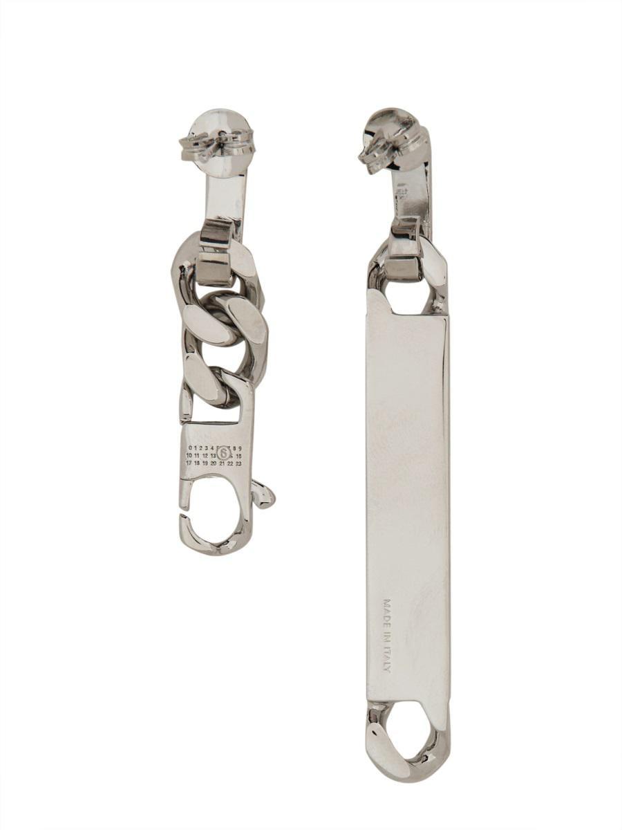 ピアス ☆ MM6 Maison Martin Margiela MM6 by Maison Martin Margiela Chunky-hoop Earring in