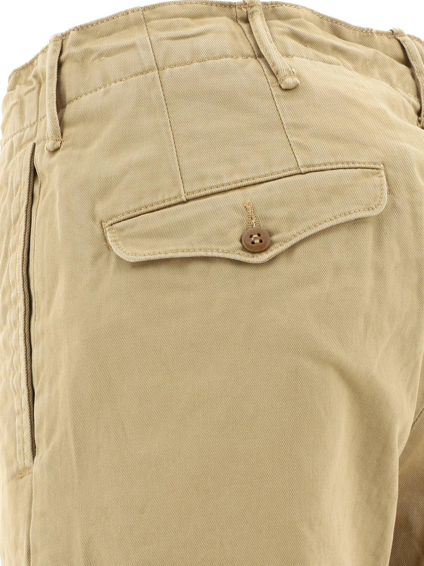 RRL "officer's" Chino Trousers in Natural for Men | Lyst