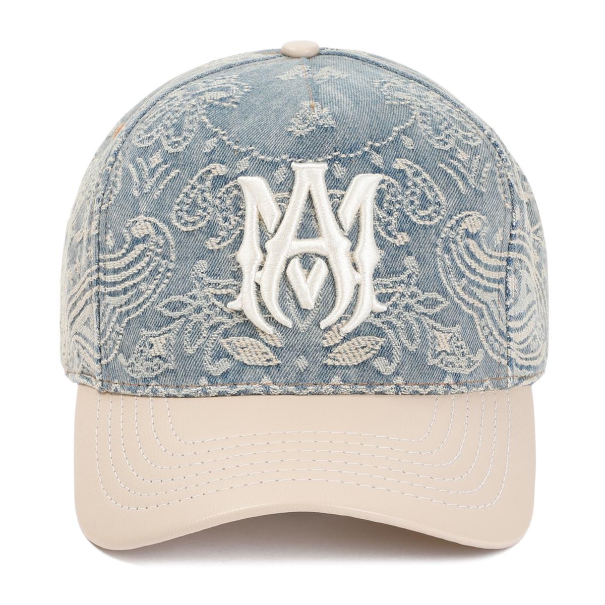 Amiri Denim Bandana Jacquard Hat in Blue for Men | Lyst Canada