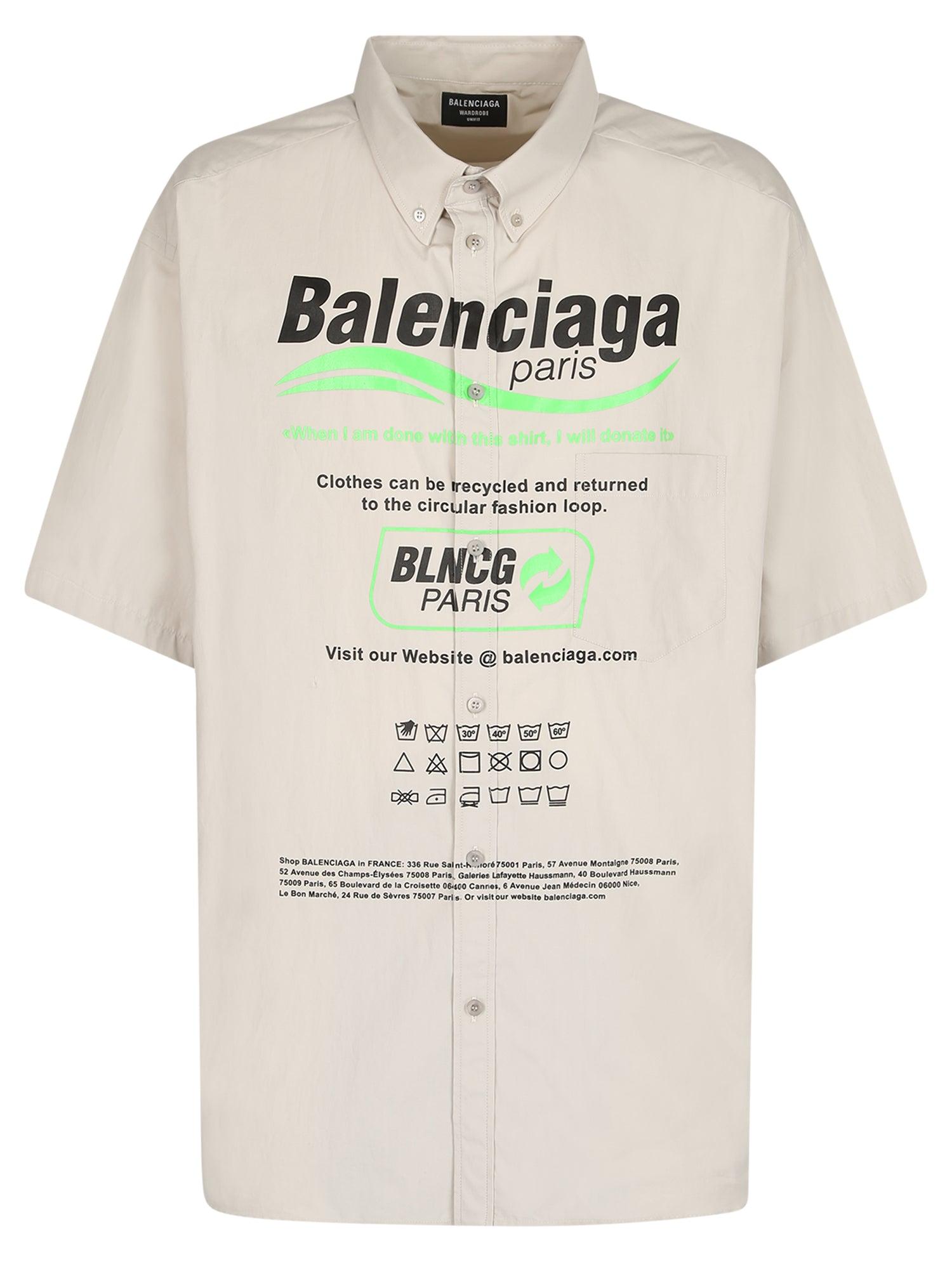 Balenciaga Cotton Shirt for Men | Lyst