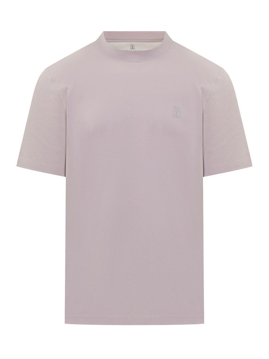 Tシャツ・カットソー BRUNELLO CUCINELLI Men T-shirt Pink ME8548116 C2395 Brunello Cucinelli T-Shirt in Pink for Men | Lyst