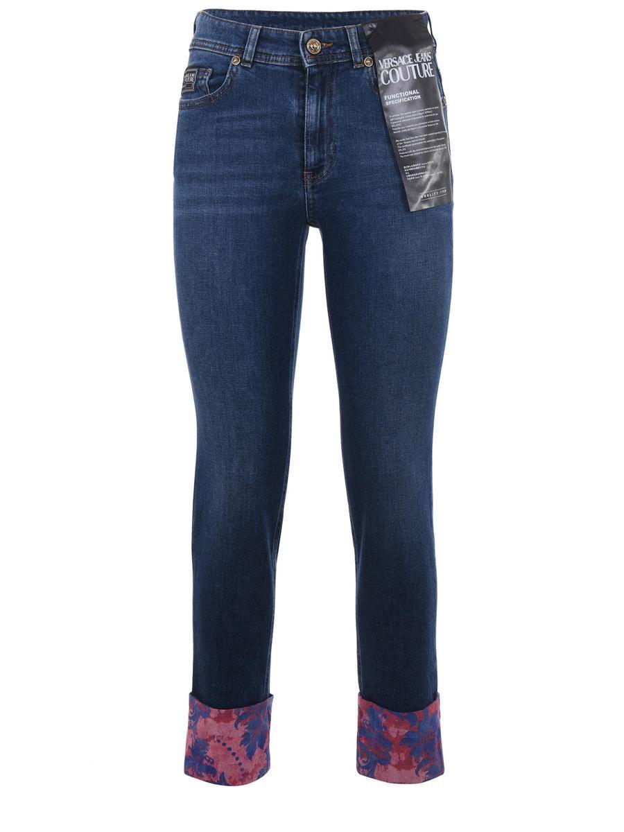 Versace Jeans Couture Couture Stretch Denim Jeans in Blue | Lyst