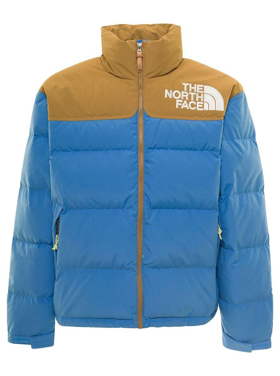 The North Face Bicolor 92 Nuptse Padded Jacket In Polyester Man in Blue ...