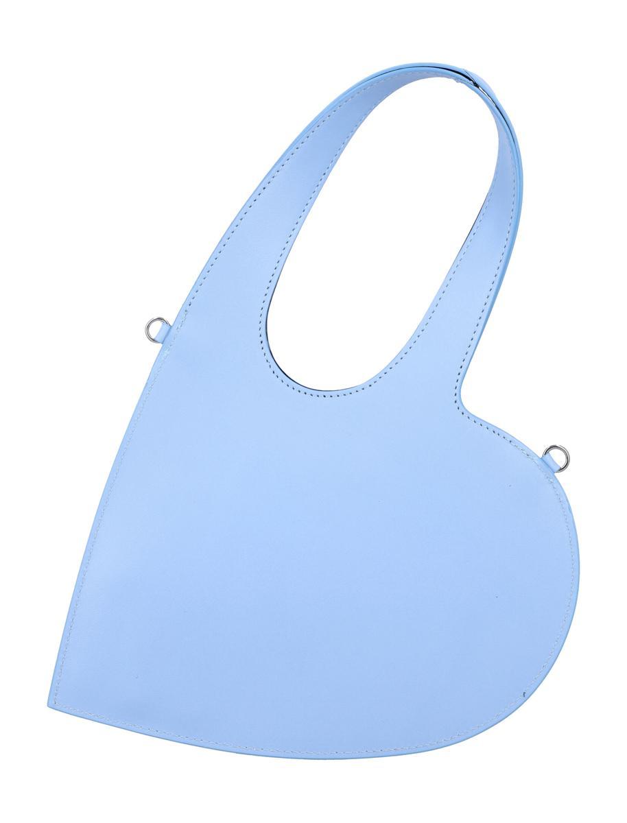 ハンドバッグ Coperni Mini Heart Bag In Light Blue Leather Coperni Mini Heart bag in light blue leather | TheDoubleF