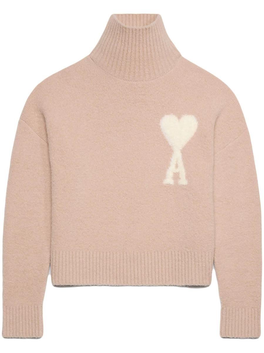 Ami Paris Ami Paris Sweaters in Pink | Lyst