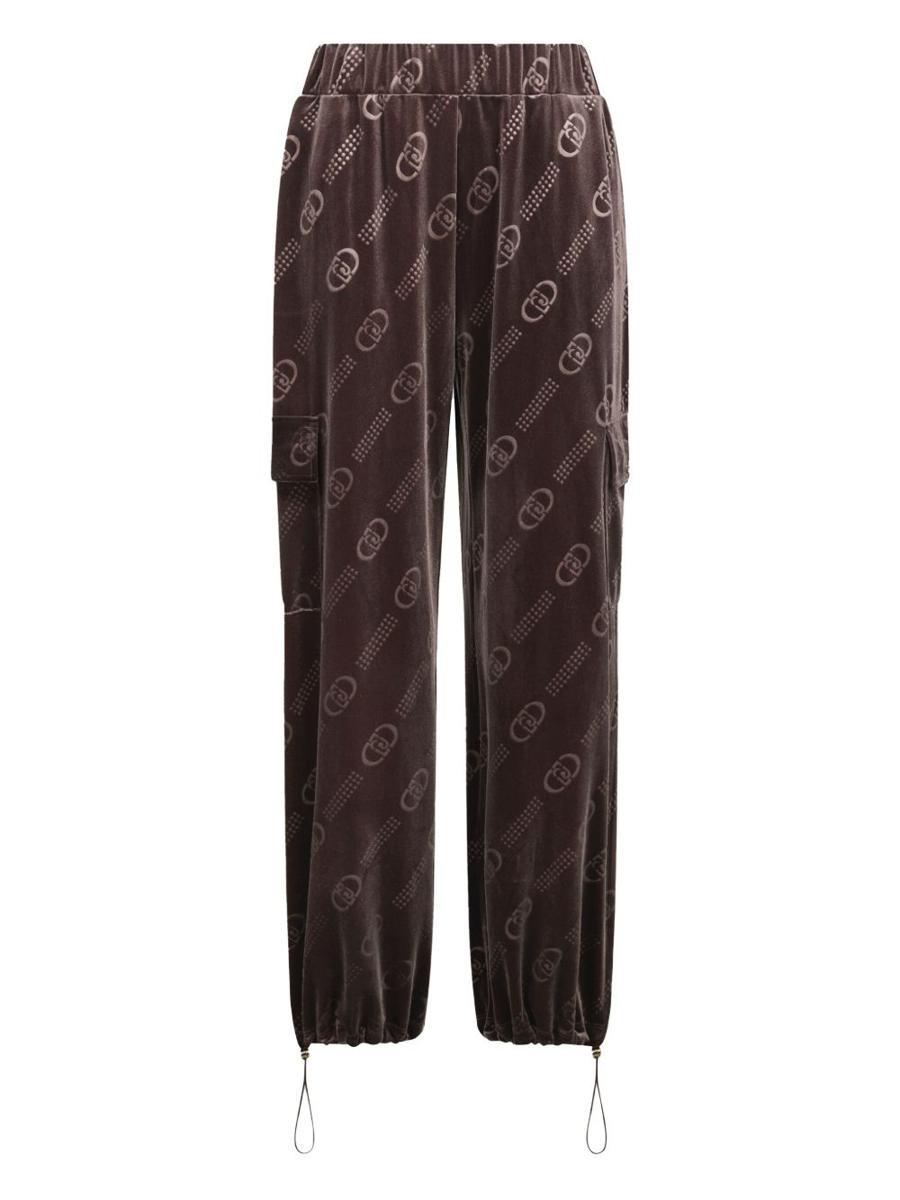 パンツ LIU JO WIDE PANTS WITH BELT Wide-leg trousers with belt colour black | Liu Jo