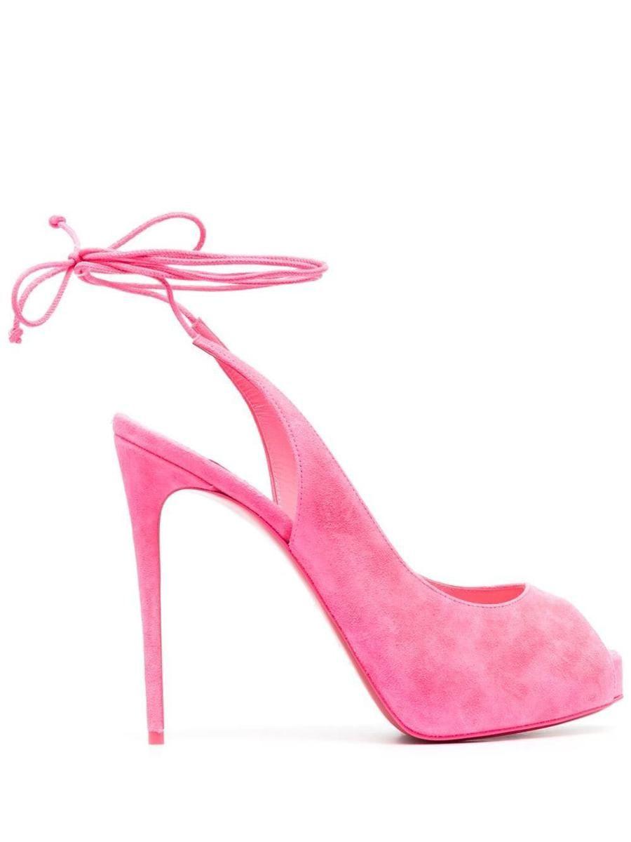 Christian Louboutin Women Donna Loubi Flip Flop Sandals Rose Pink