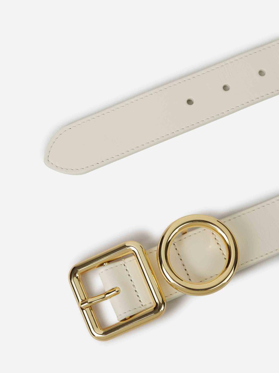 【関税＆送料込み】Jacquemus Square Circle Belt Jacquemus Square Circle Belt in Natural | Lyst Canada