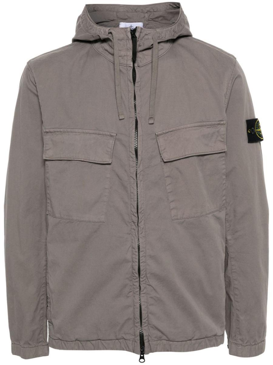 Stone island grey outlet coat