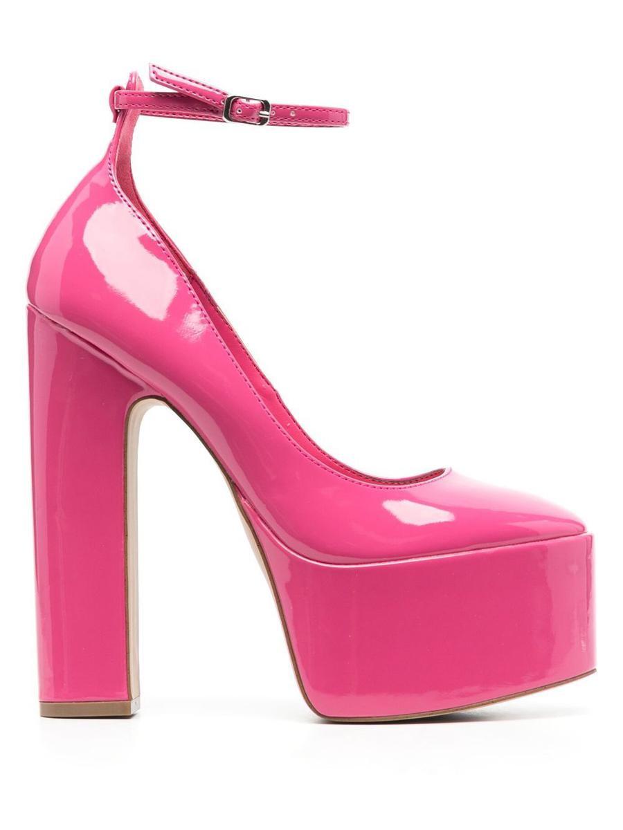 Hot pink top steve madden pumps