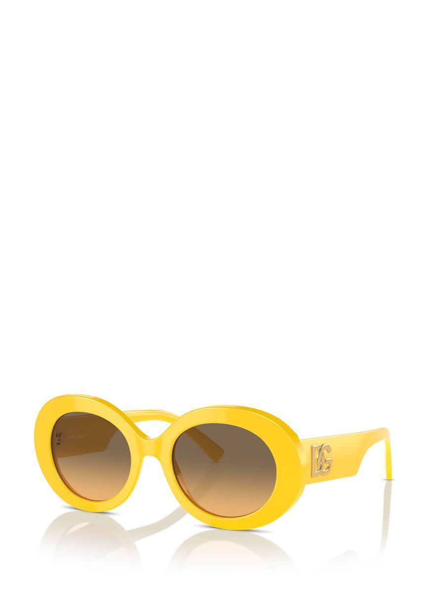 Dolce and gabbana yellow sunglasses on sale