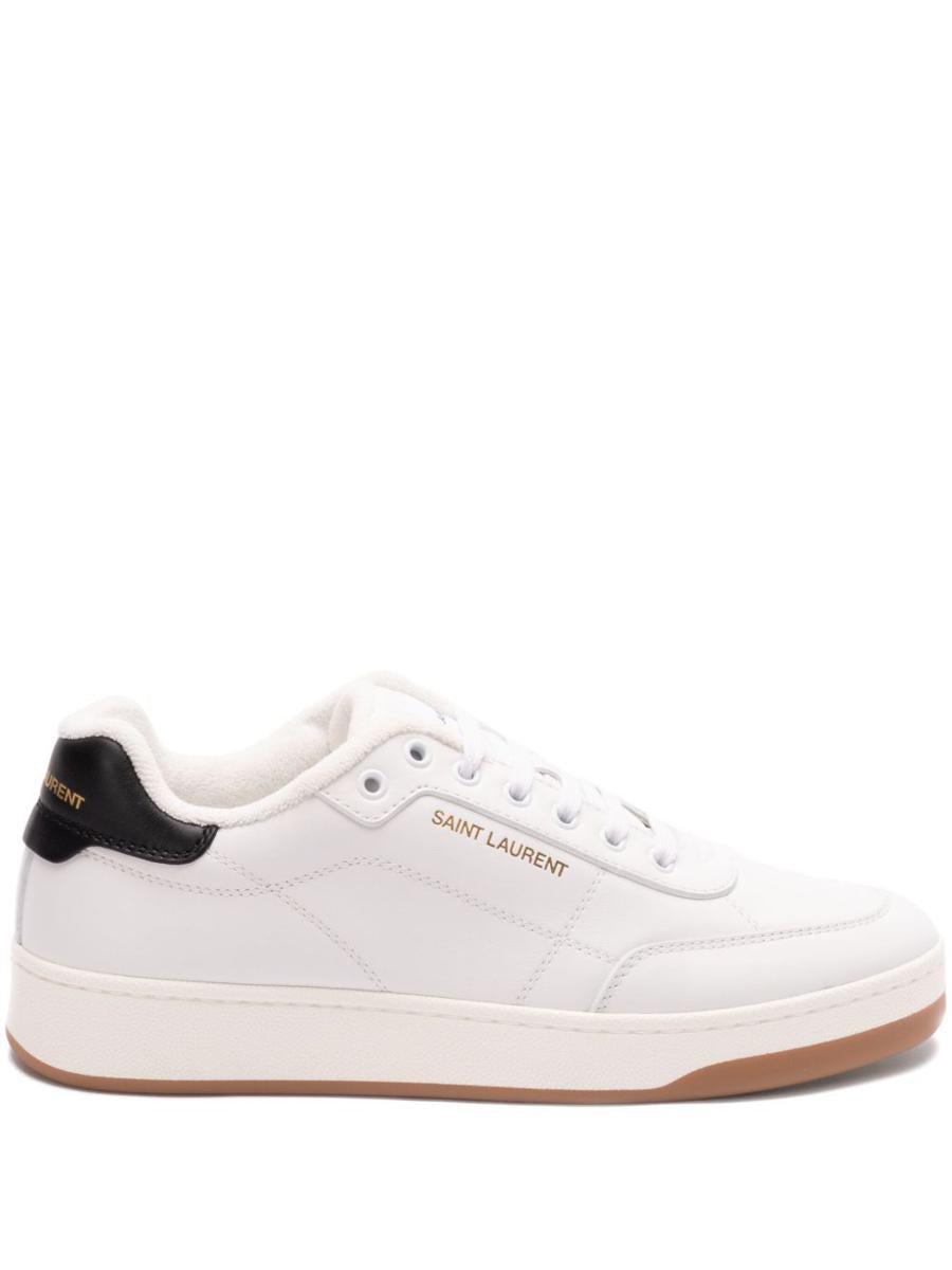 スニーカー Saint Laurent  Sneakers Men Leather White/Silver img_2D_0001_59b539d5-db44-4242
