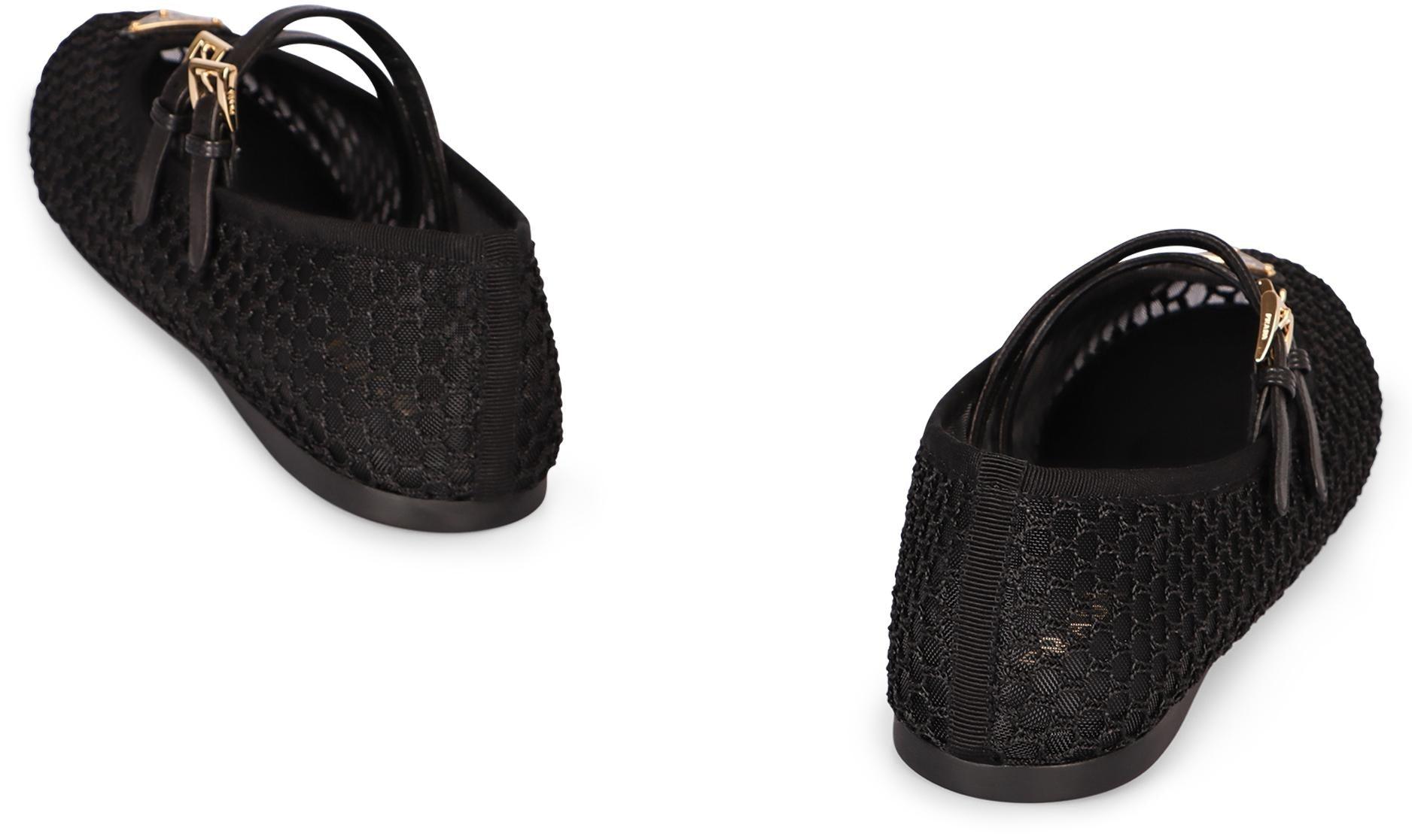 Prada Polyamide Ballerinas in Black | Lyst Canada