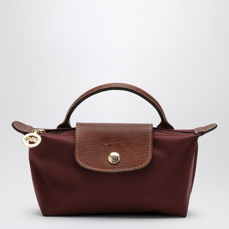 Longchamp Le Pliage Original Clutch Bag in Red | Lyst