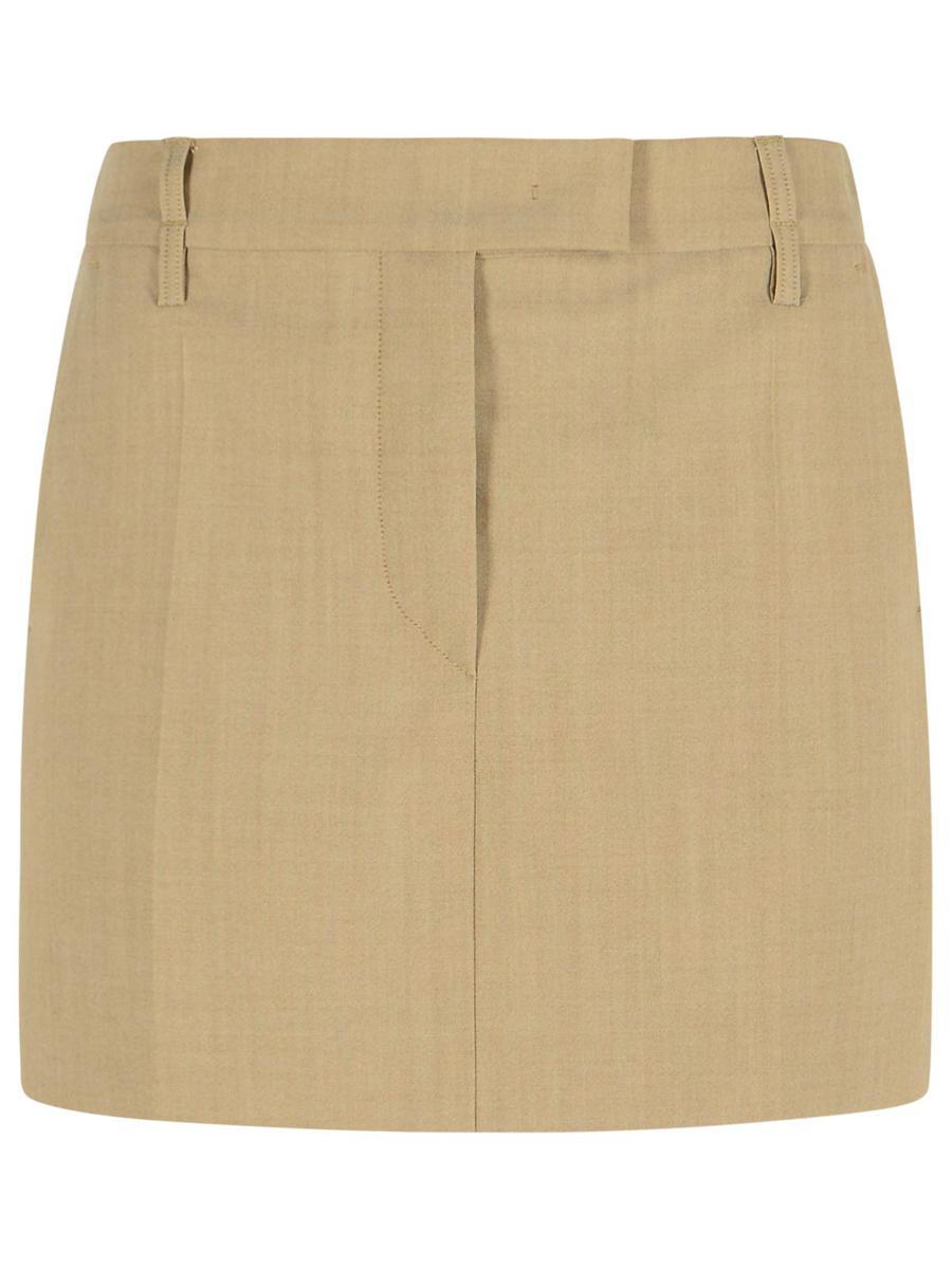 スカート Sportmax Skirt Calf-length skirt with a double-wrap belt, ivory | Sportmax