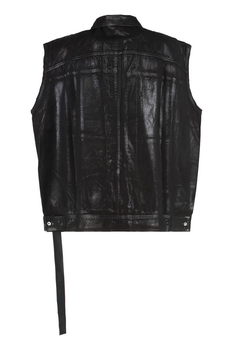 Rick Owens Denim Vest in Black for Men | Lyst Rick Owens Denim Vest in Black for Men | Lyst