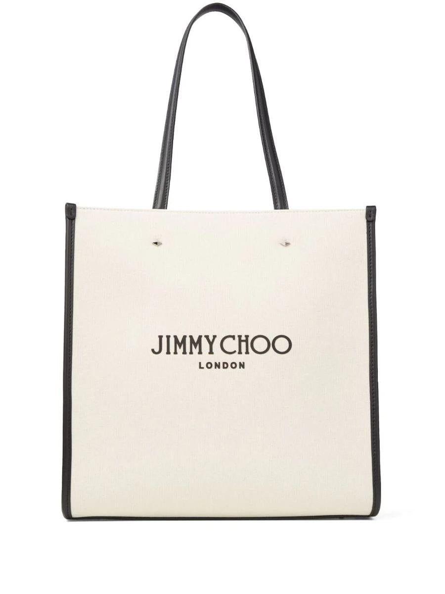 Jimmy Choo Medium N/s Tote Bag in Natural | Lyst