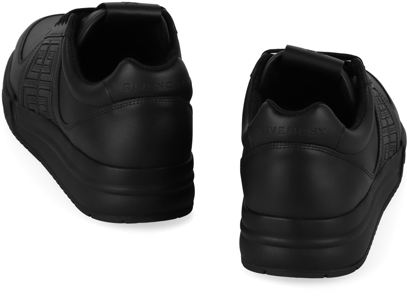 Givenchy G4 Leather Low Top Sneakers in Black for Men Lyst UK