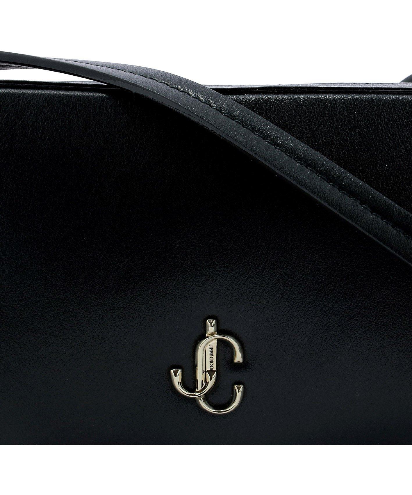 Jimmy Choo Leather Hale Camera Bag in Black - Lyst
