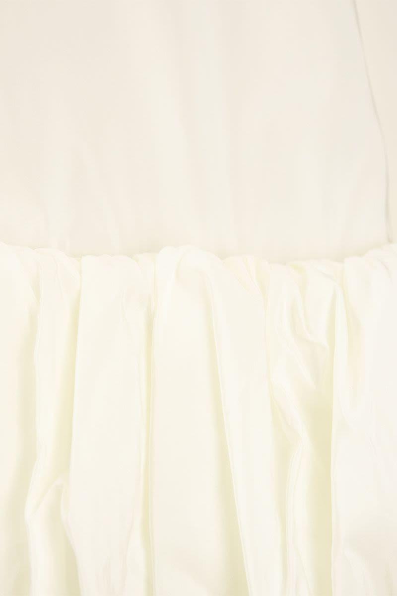 Sportmax Synthetic Nevada - Iridescent Taffeta Dress in White | Lyst