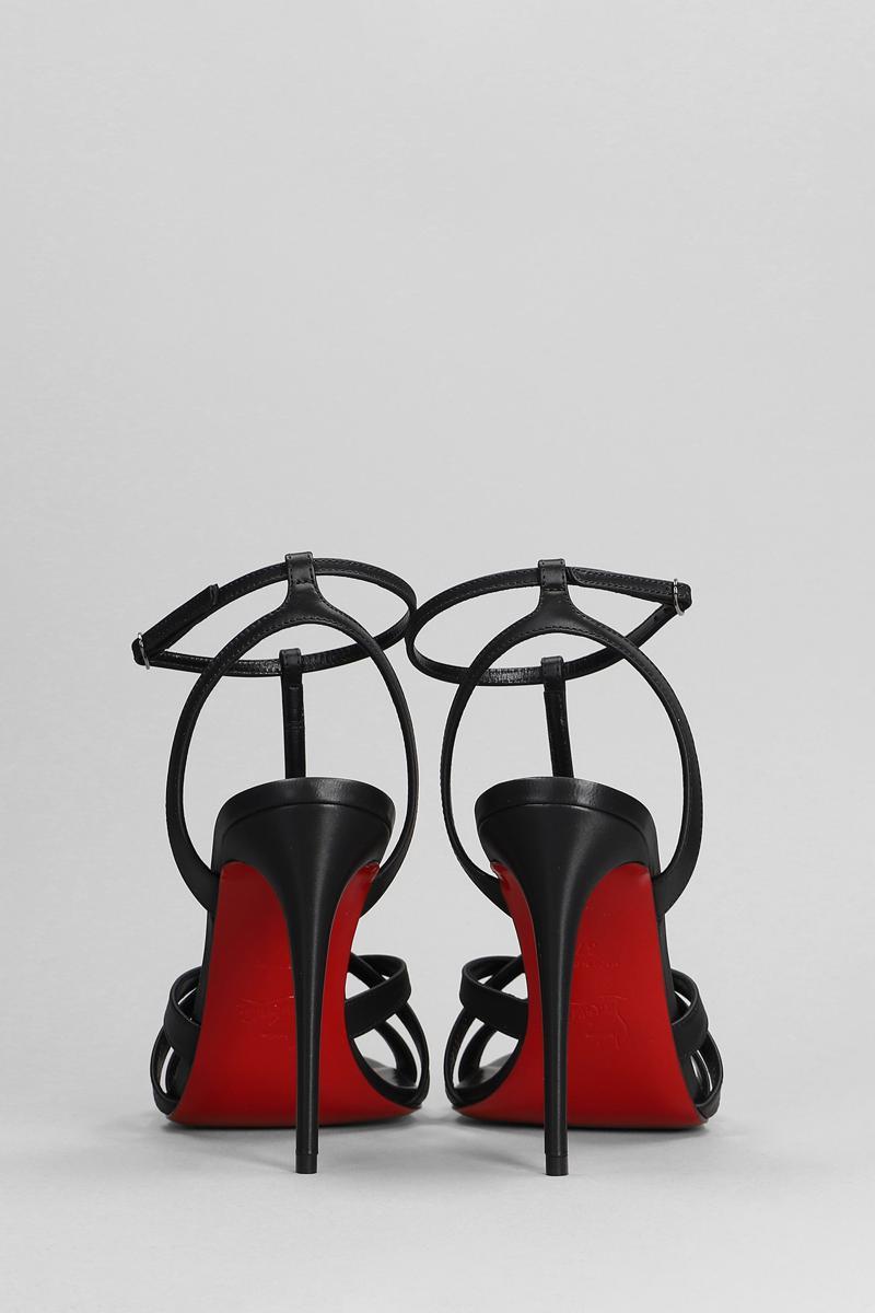Christian Louboutin Tangueva 100 Sandals in Black Lyst