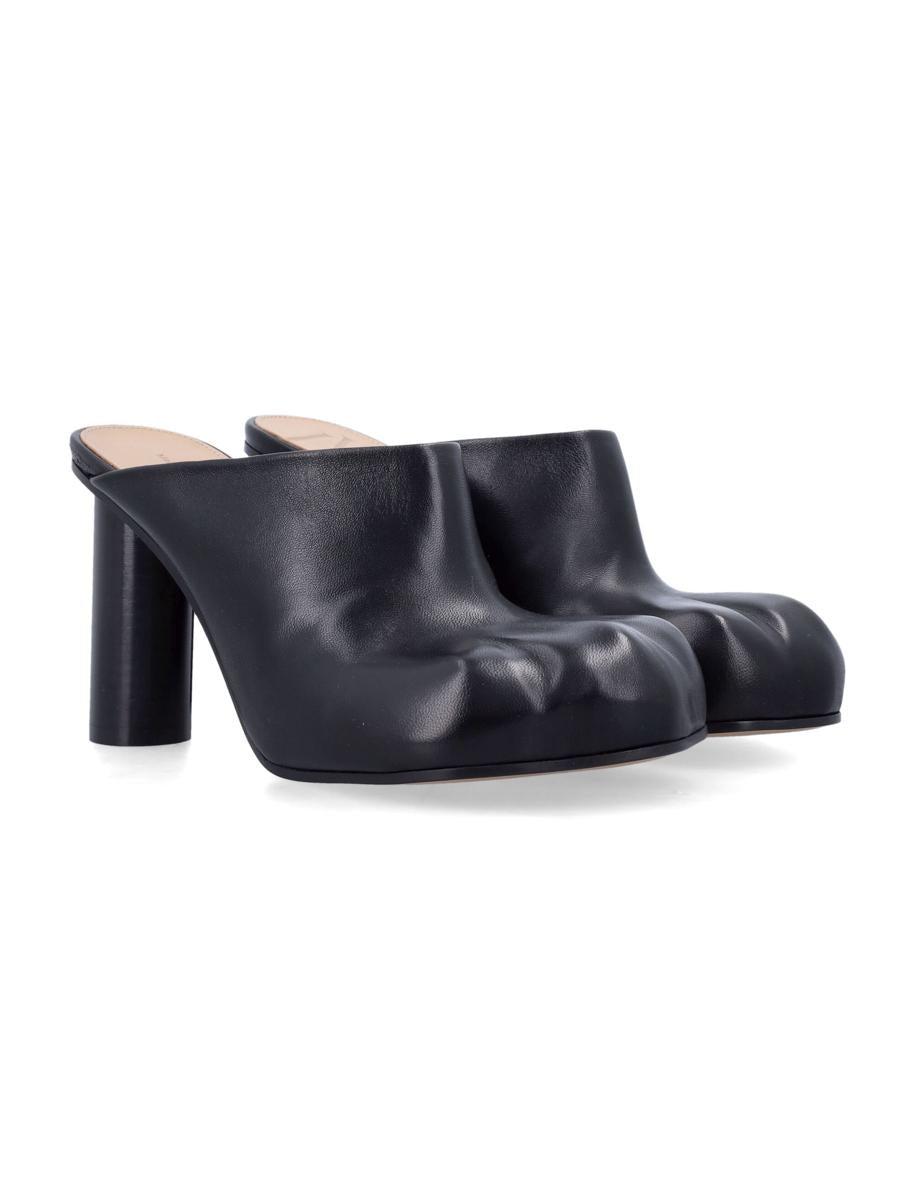 サンダル・ミュール J W ANDERSON BLACK NAPPA LEATHER PAW MULES JW Anderson Paw leather mules JW Anderson