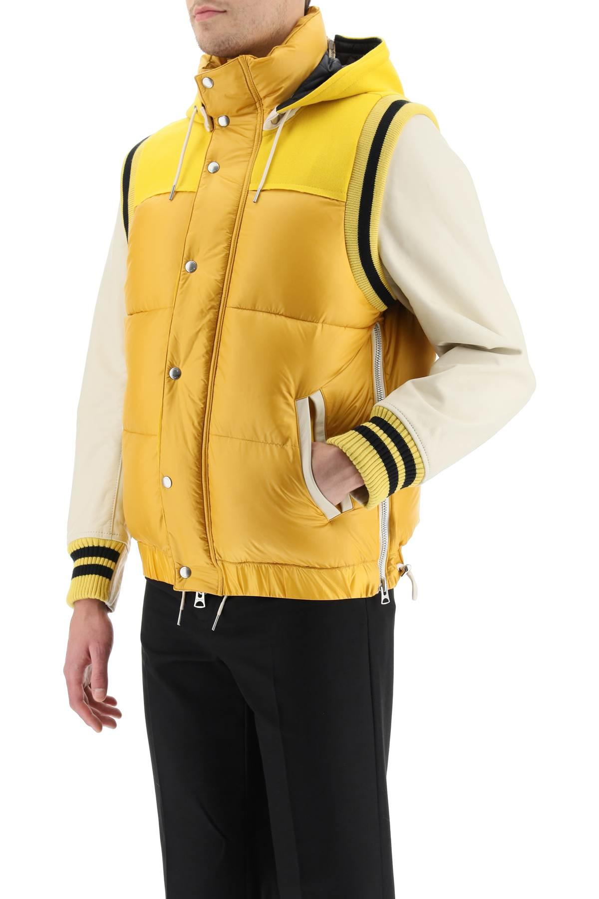 yellow half sleeve jacket