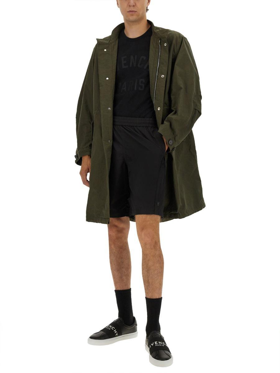 コートその他 Givenchy Olive Green Cotton Blend Parka Green Givenchy Clothing for Men | Lyst
