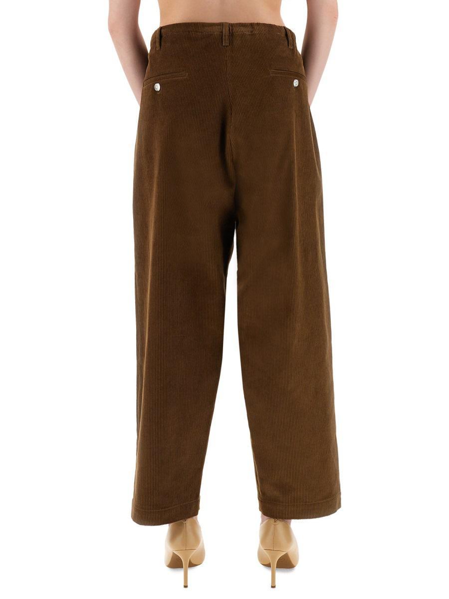 パンツ MOSCHINO Women Straight Pants A03075420 Brown Moschino Leopard Pants - Etsy