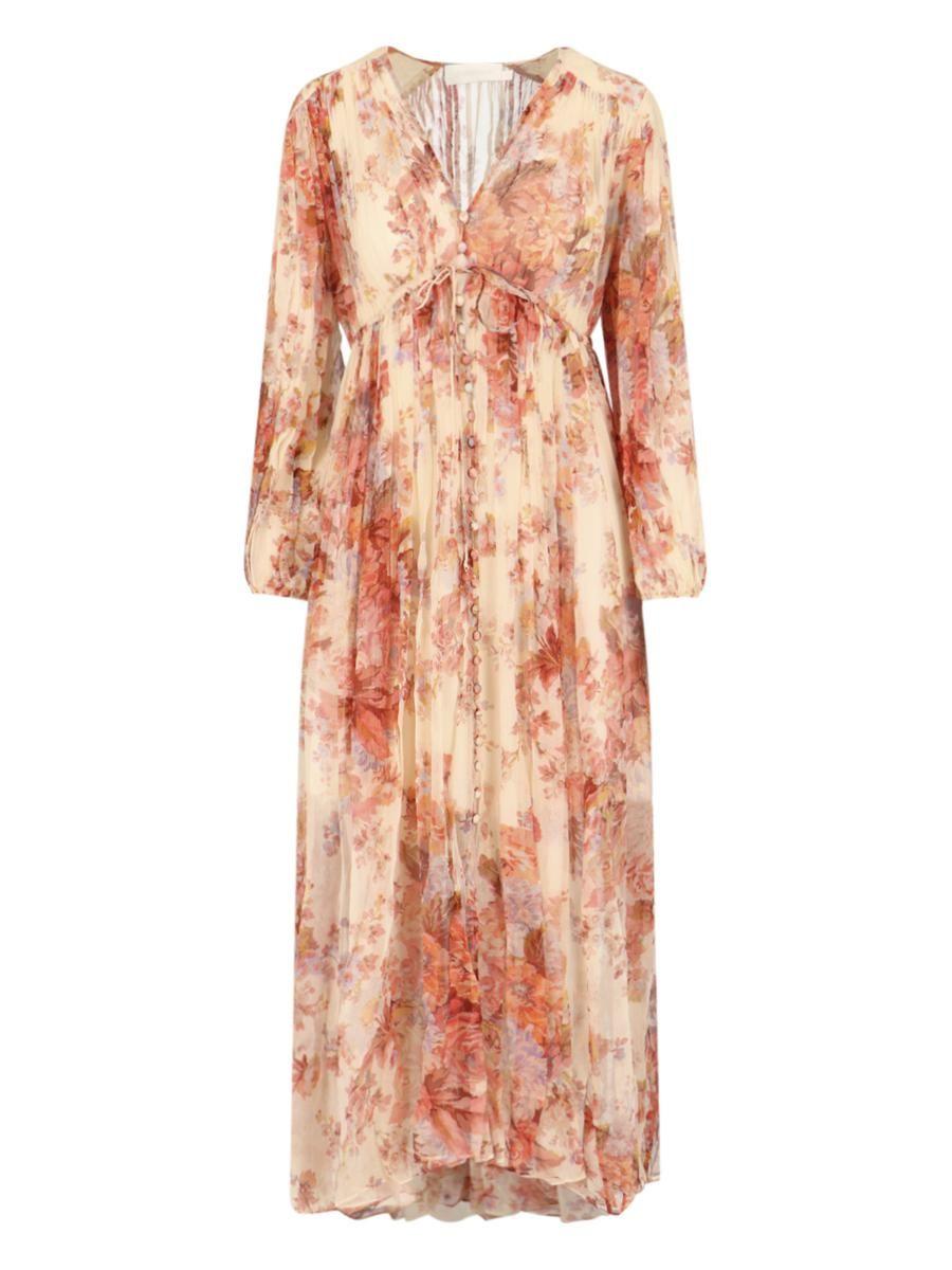 Zimmermann Dress in Pink Lyst