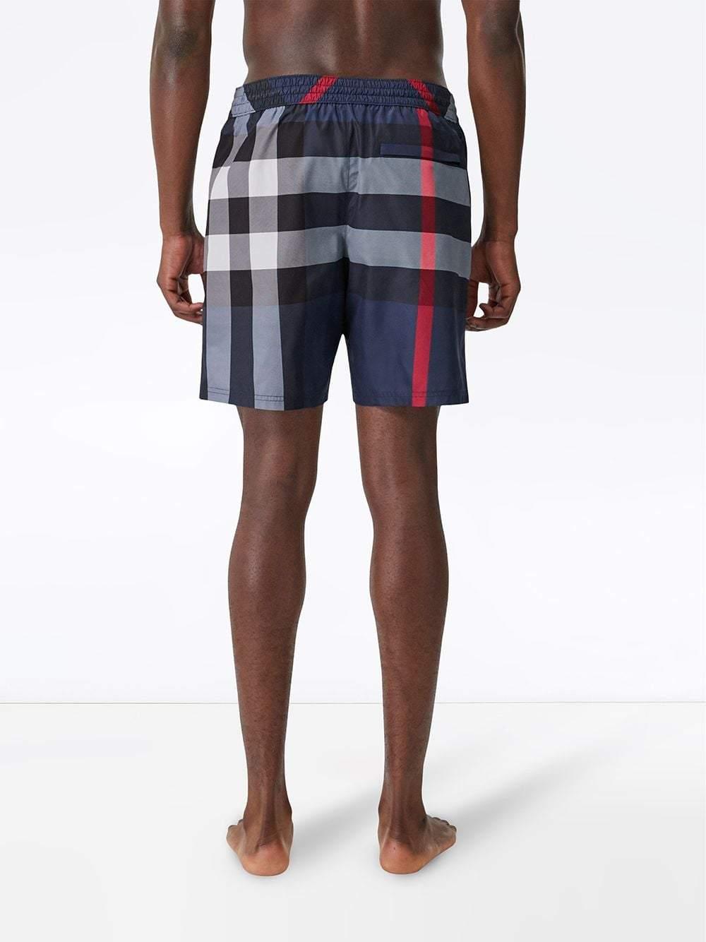 blue burberry trunks