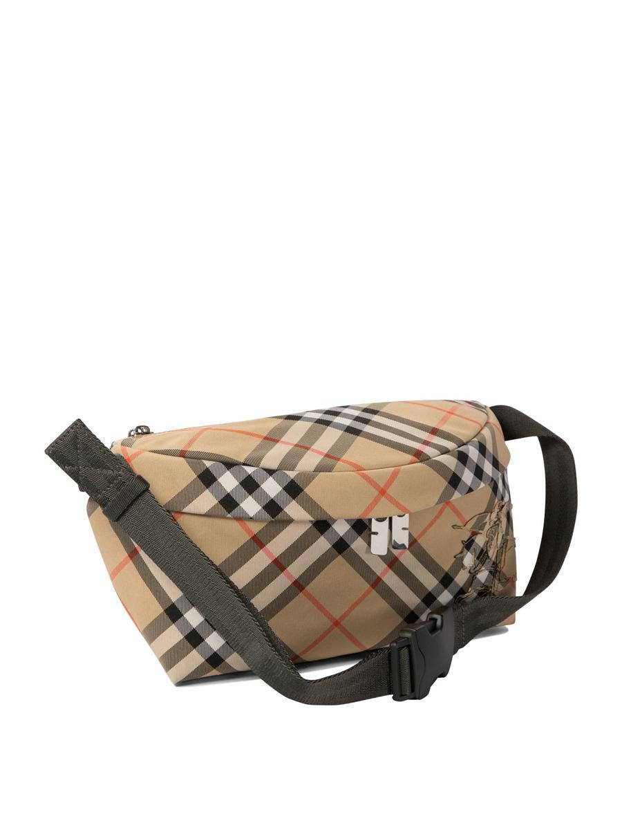 Burberry check bum bag hot sale