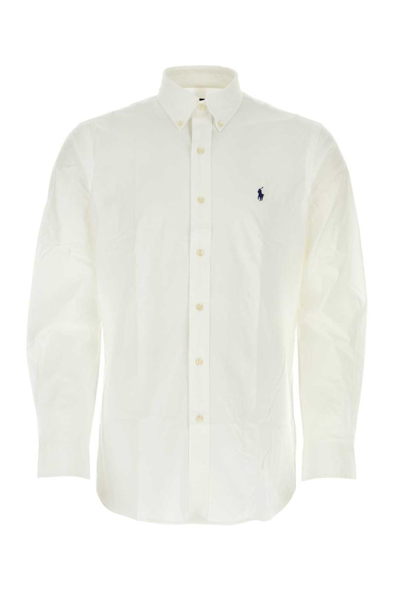 Polo dress shirts white hotsell