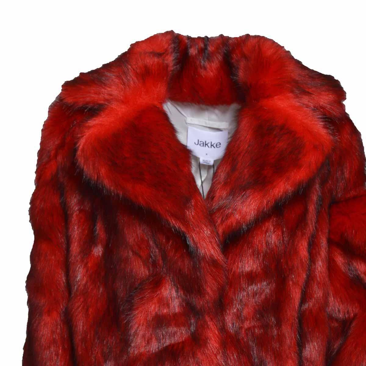 Jakke Red Rita Faux Fur Coat | Lyst