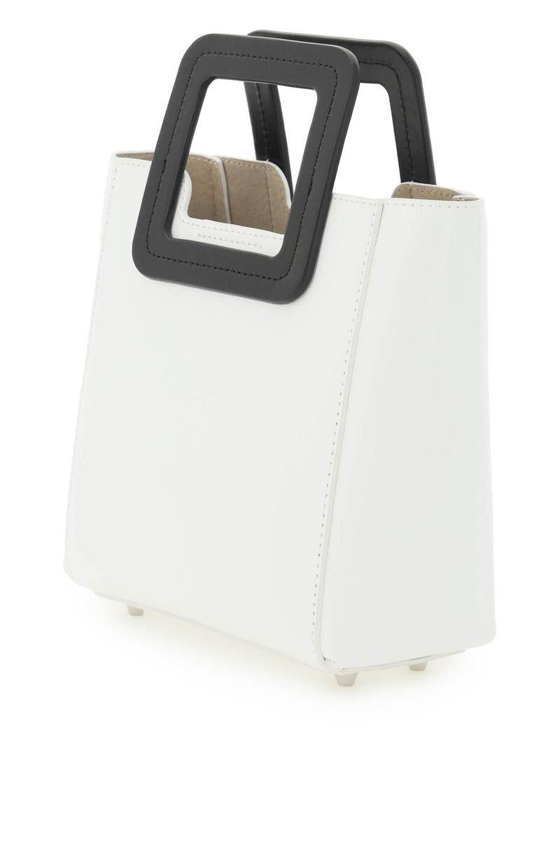 Staud Mini Shirley Handbag In Cream