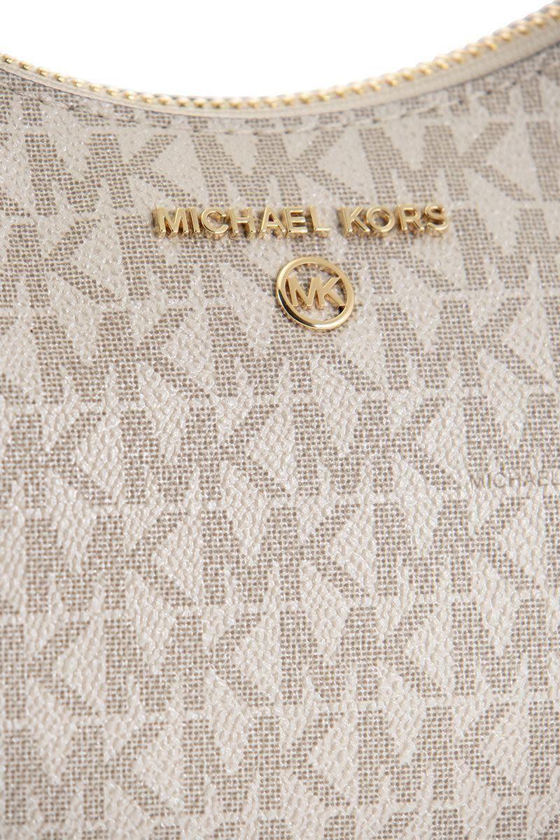 Michael Kors Logo Jet Set Charm Top Zip Pochette Shoulder Bag - Macy's