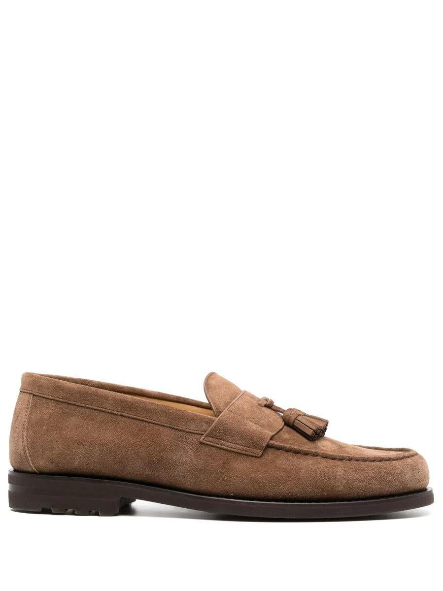 Brunello Cucinelli Loafers With Tassel in Brown for Men | Lyst