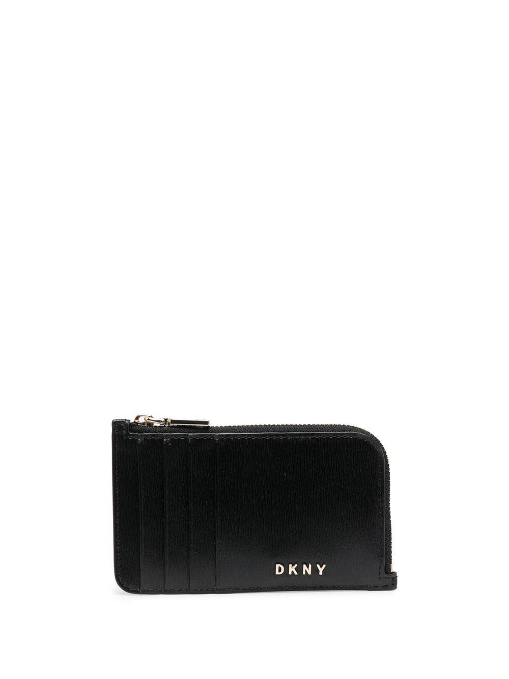 DKNY Bryant Leather Credit Card Case in Black - Save 33% | Lyst