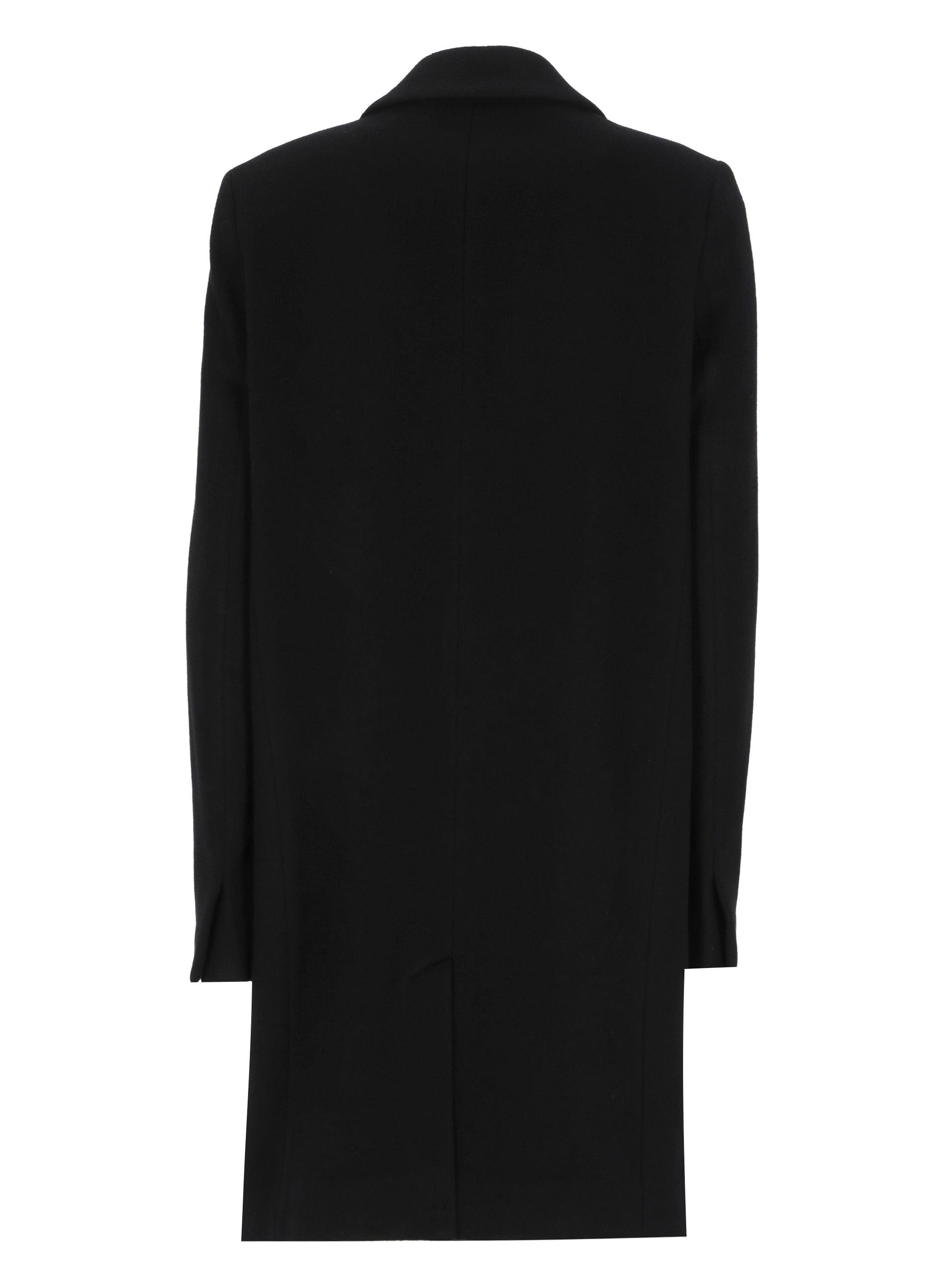 Calvin Klein Wool Crombie Coat in ck Black (Black) - Save 20% | Lyst