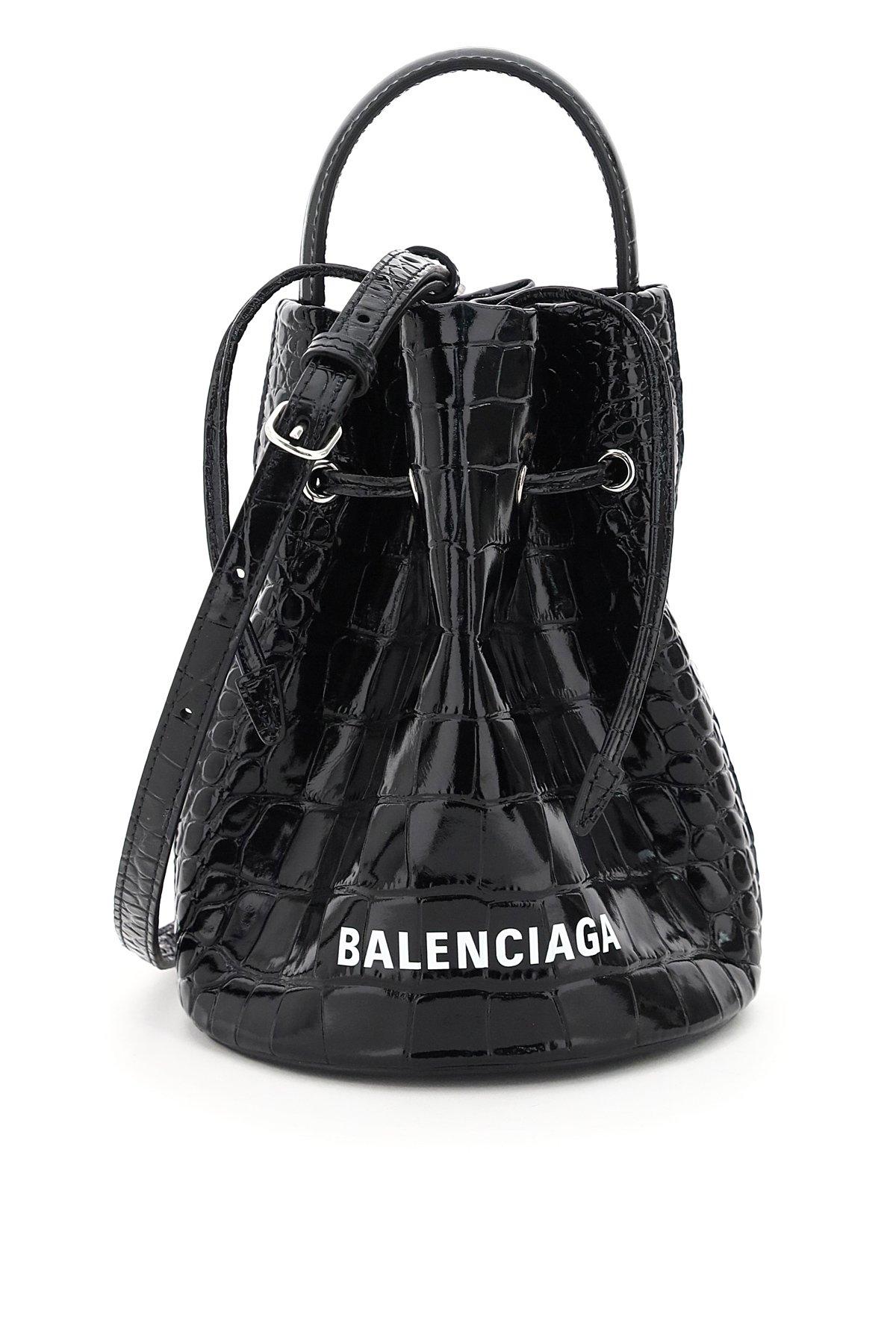 Balenciaga Polka-Dot Bucket Bag