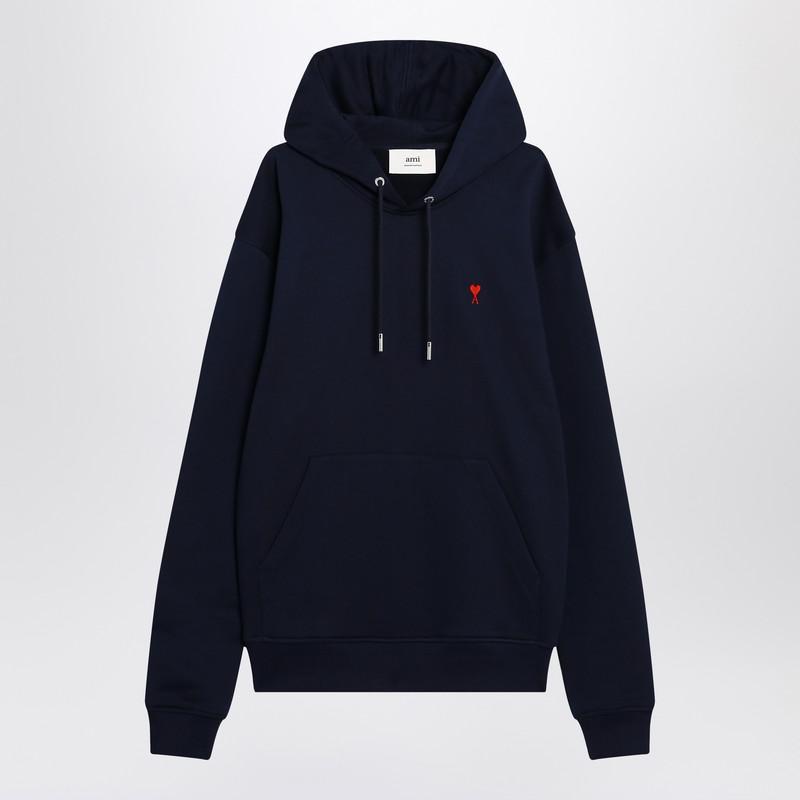 パーカー・フーディ AMI Men Hoodies USW217740430 Blue AMI Paris Ami De Coeur Hoodie | Blue | FARFETCH JO