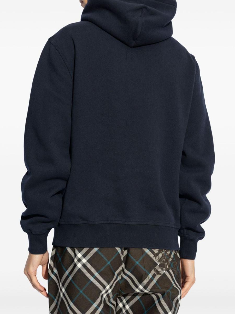 Burberry Equestrian Knight Cotton Hoodie in Blue for Men Lyst UK