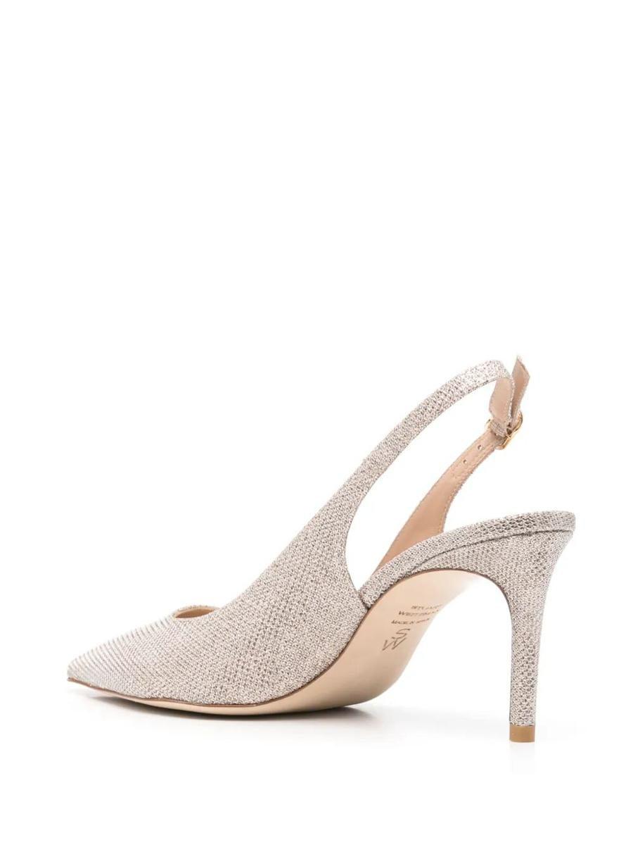 サンダル・ミュール Stuart Weitzman STUART POWDER SLING BACK 7 (SL038 POUDRE) Stuart Weitzman Stuart Powder Sling Back 7 in White | Lyst