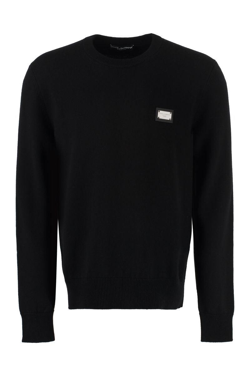 Dolce Gabbana Luxurious Wool And Cashmere Sweater For in Black for Men Lyst