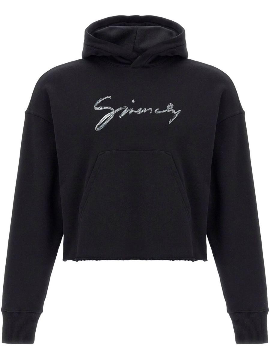パーカー・フーディ Givenchy Hoodie With Unicorns Givenchy unicorns-embroidered Fleece Hoodie | Black | FARFETCH