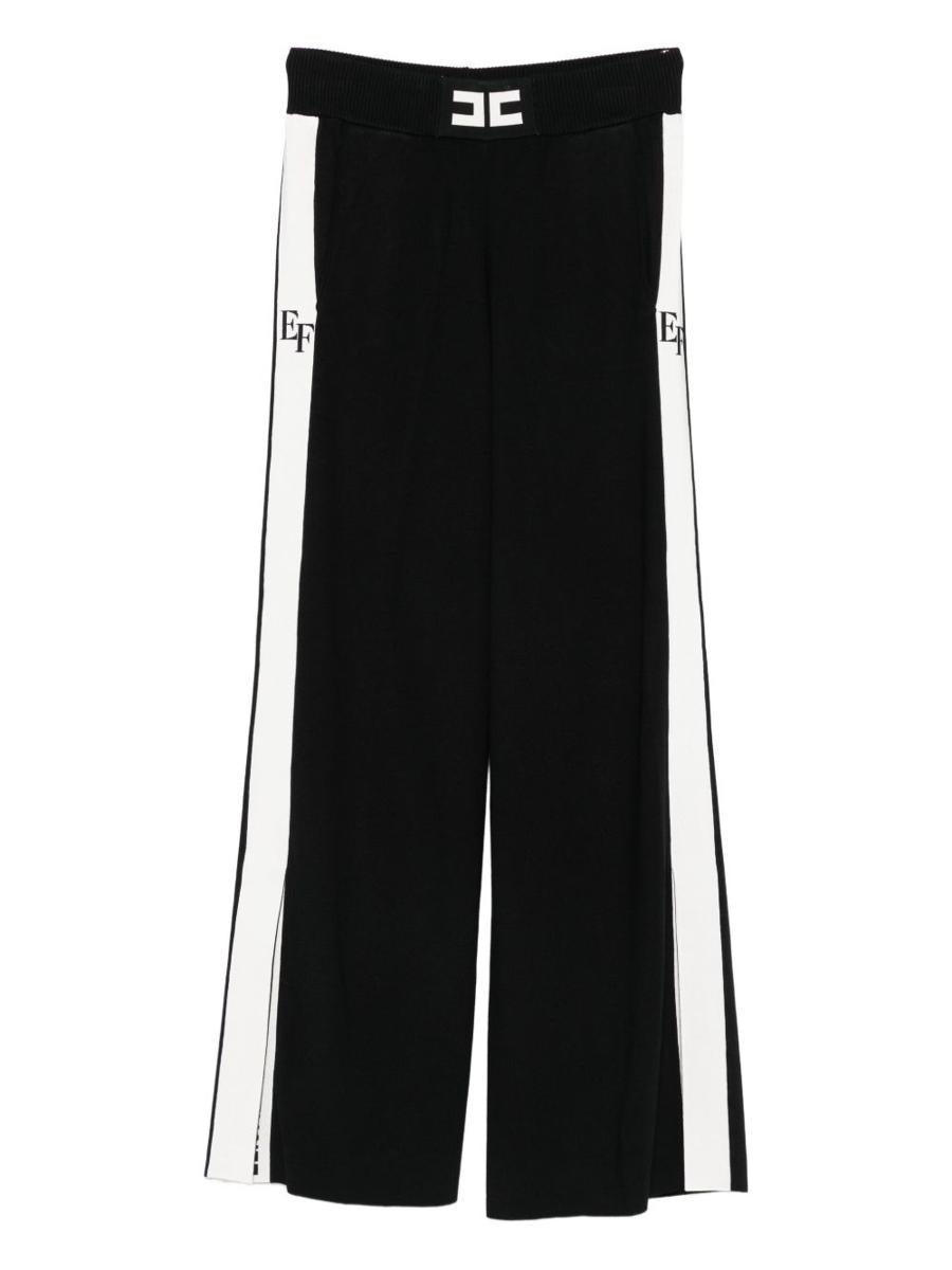 【希少】ELISABETTA FRANCHI ベルボトムパンツ ブラック GB00356E2_110_1_D.jpg