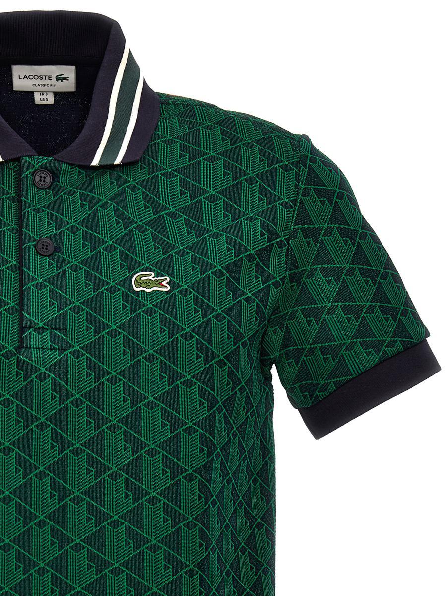 BoTT Door Jacquard L/SL Polo(green)Wrangler LS REFINED POLO - Polo