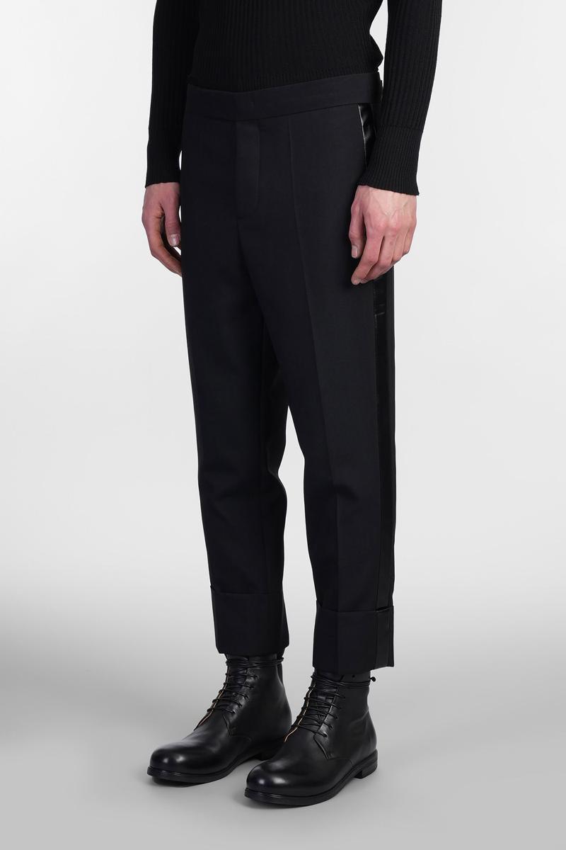 パンツ SAPIO SS23 WOOL TROUSERS LOOSE FIT (N88.GABARDINE BLACK) Sapio Wool trousers loose fit - Black - Women