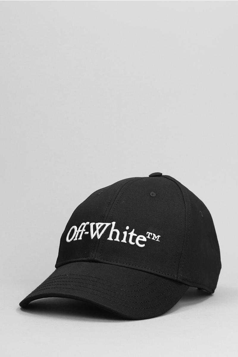 Off-White logo-embroidered Cotton Baseball Cap | Black