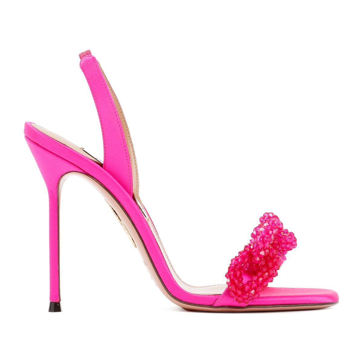 Aquazzura hotsell pink shoes